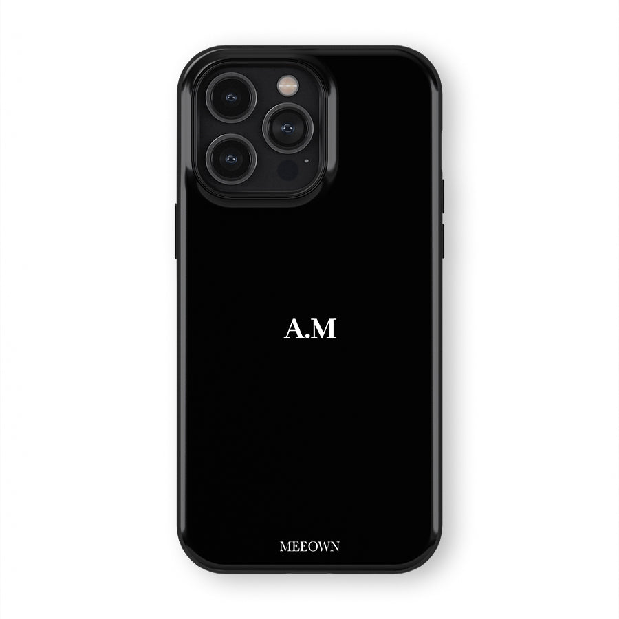 Minimalist Black Luxe Custom Name
