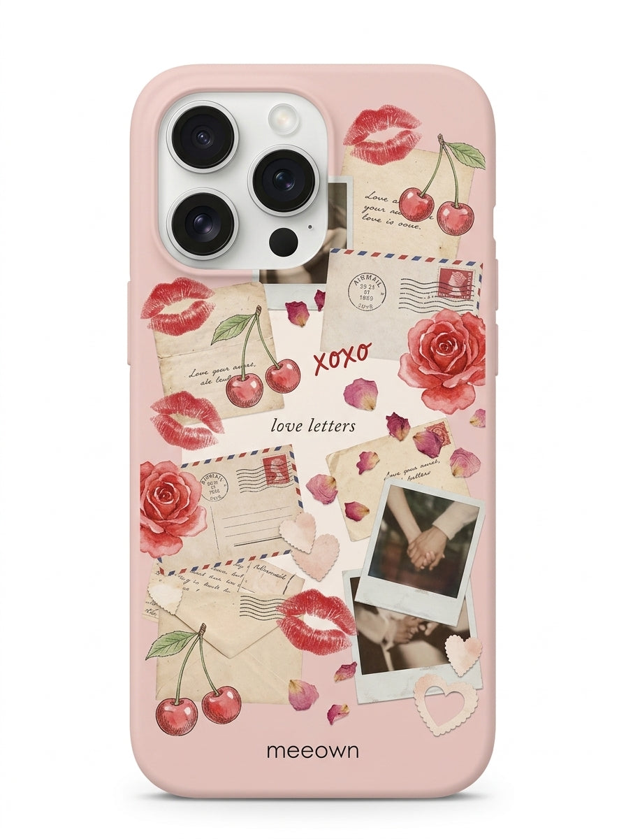 Vintage Love Letters Collage Phone Case