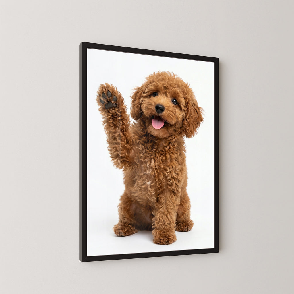 Paw High Five Framed Print