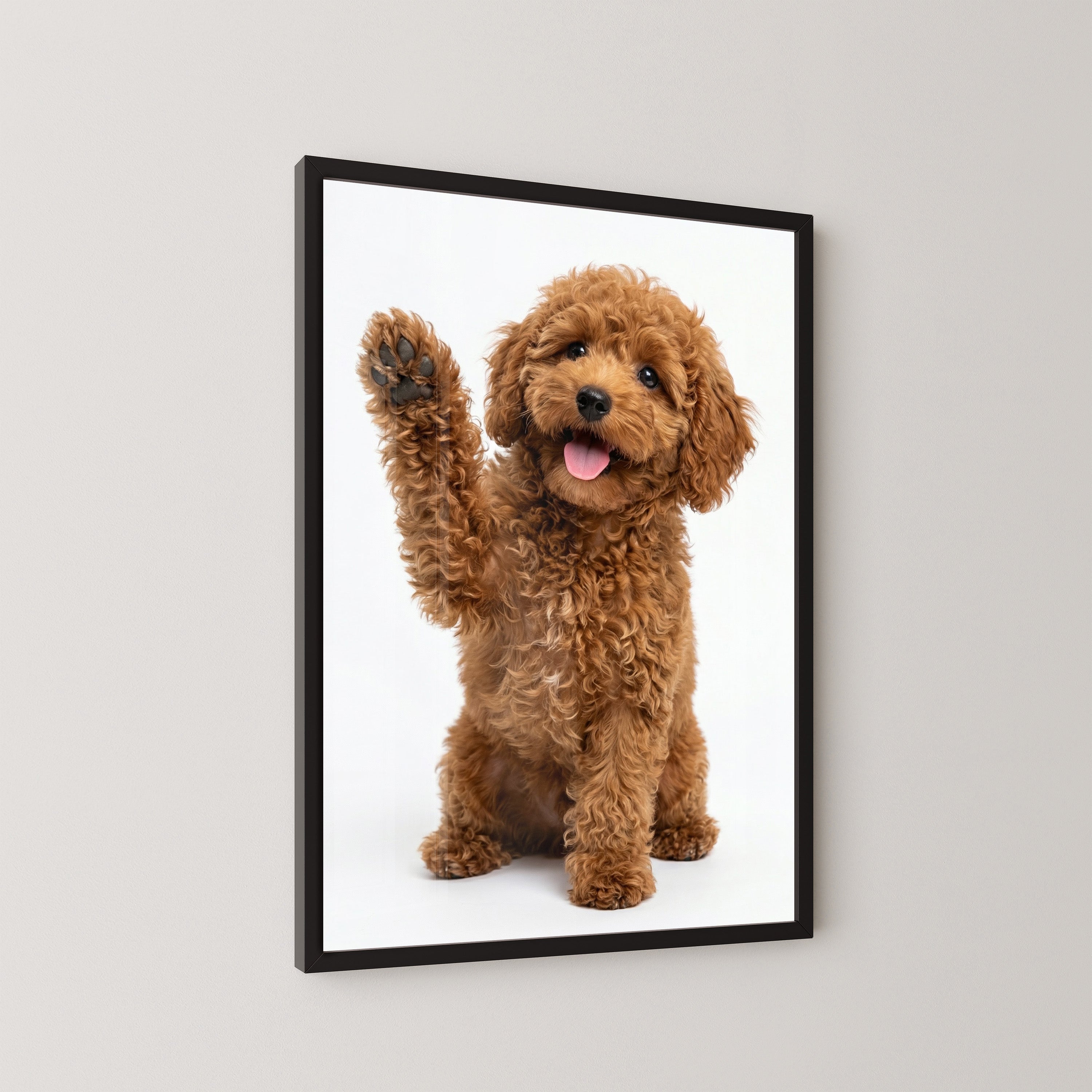 Paw High Five Framed Print