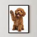 Paw High Five Framed Print