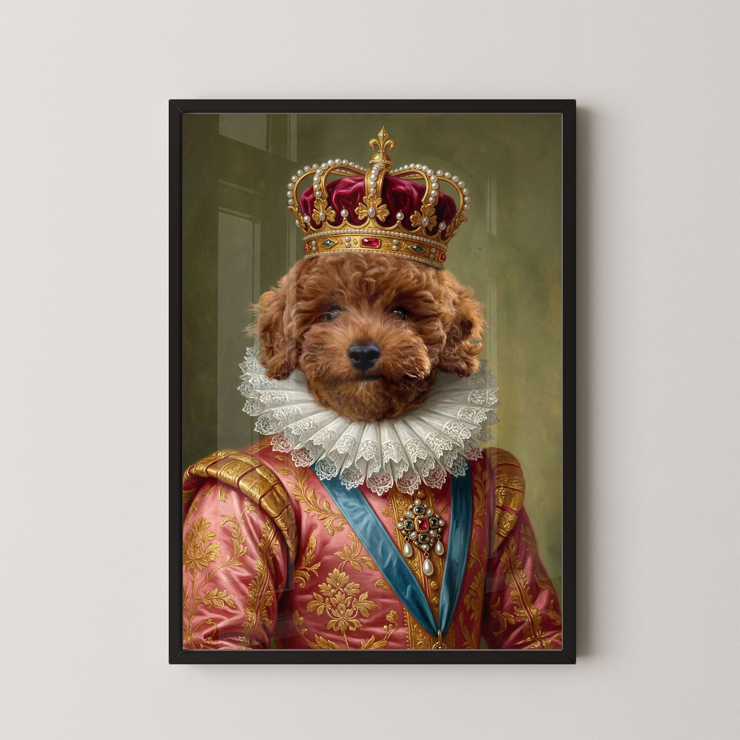 Prince of Paws Framed Print