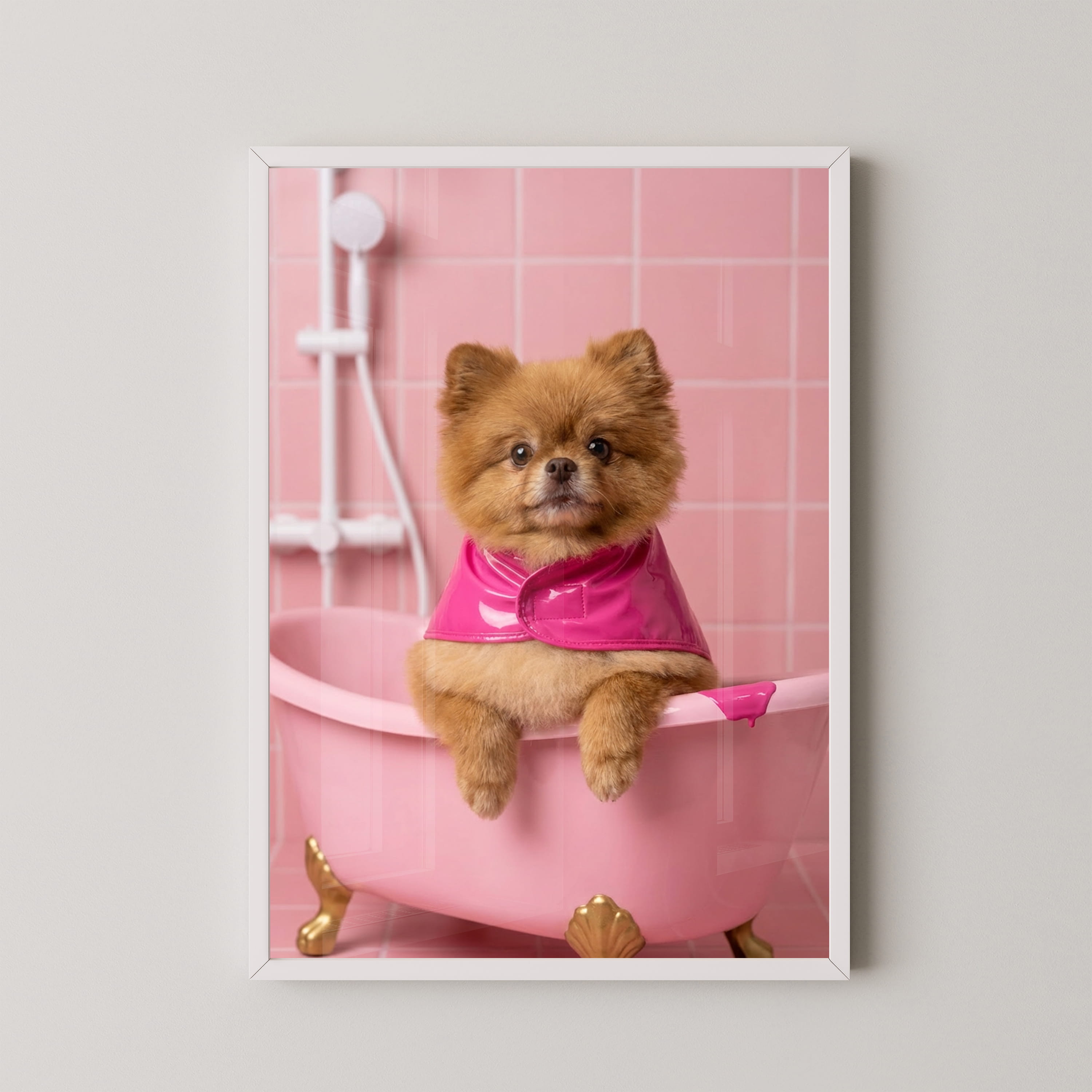 Pampered Paws Framed Print