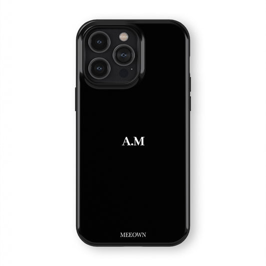 Minimalist Black Luxe Custom Name