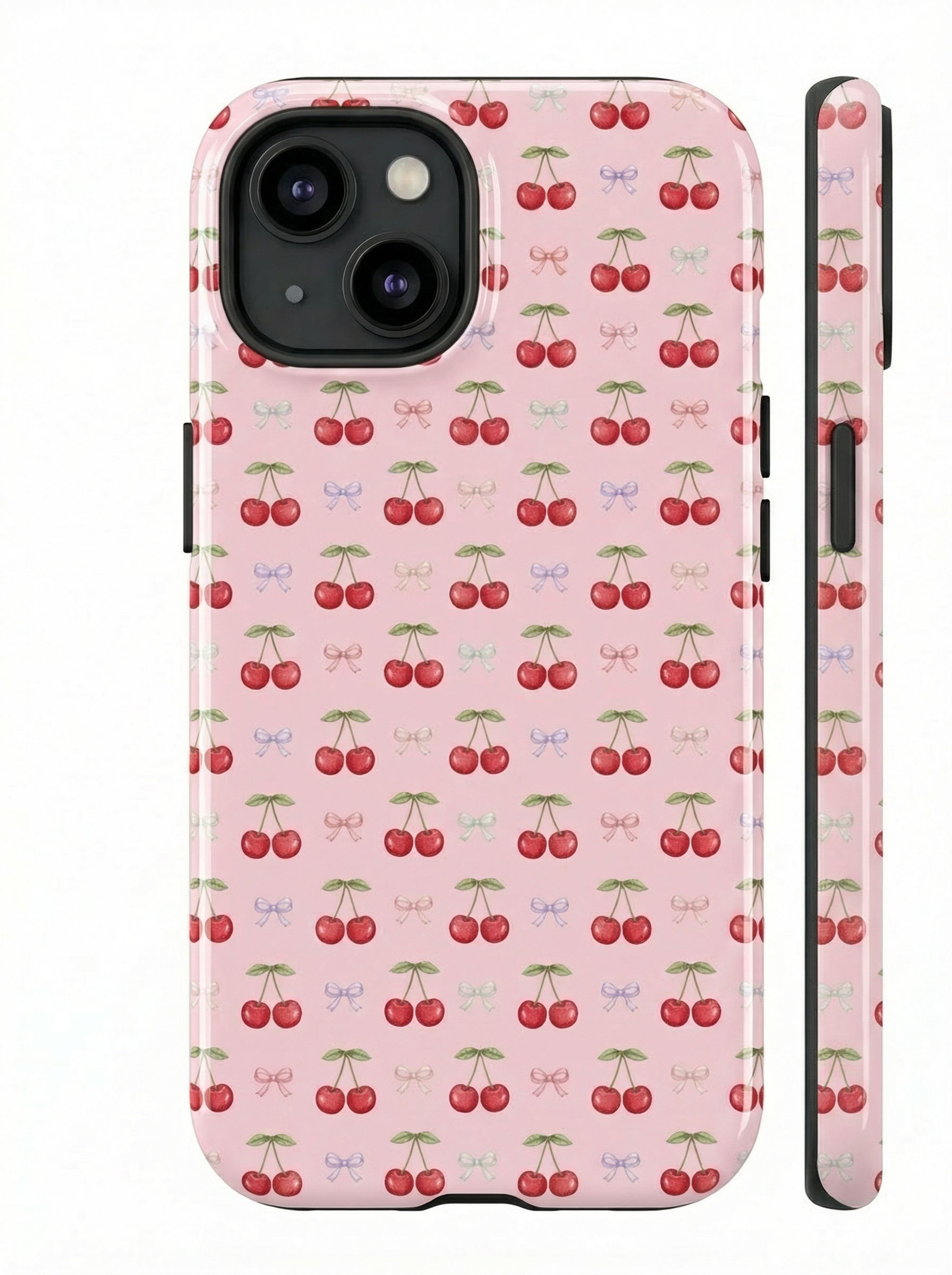 Pink Cherries Phone Case