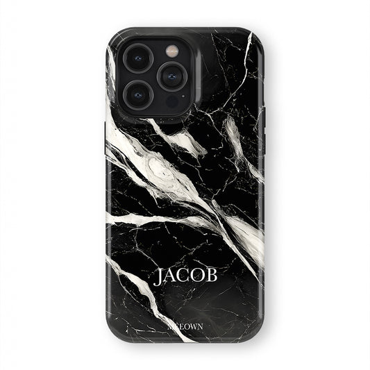 Black Marble Luxe Name Edition