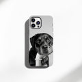 Black and White Paws Phone Case