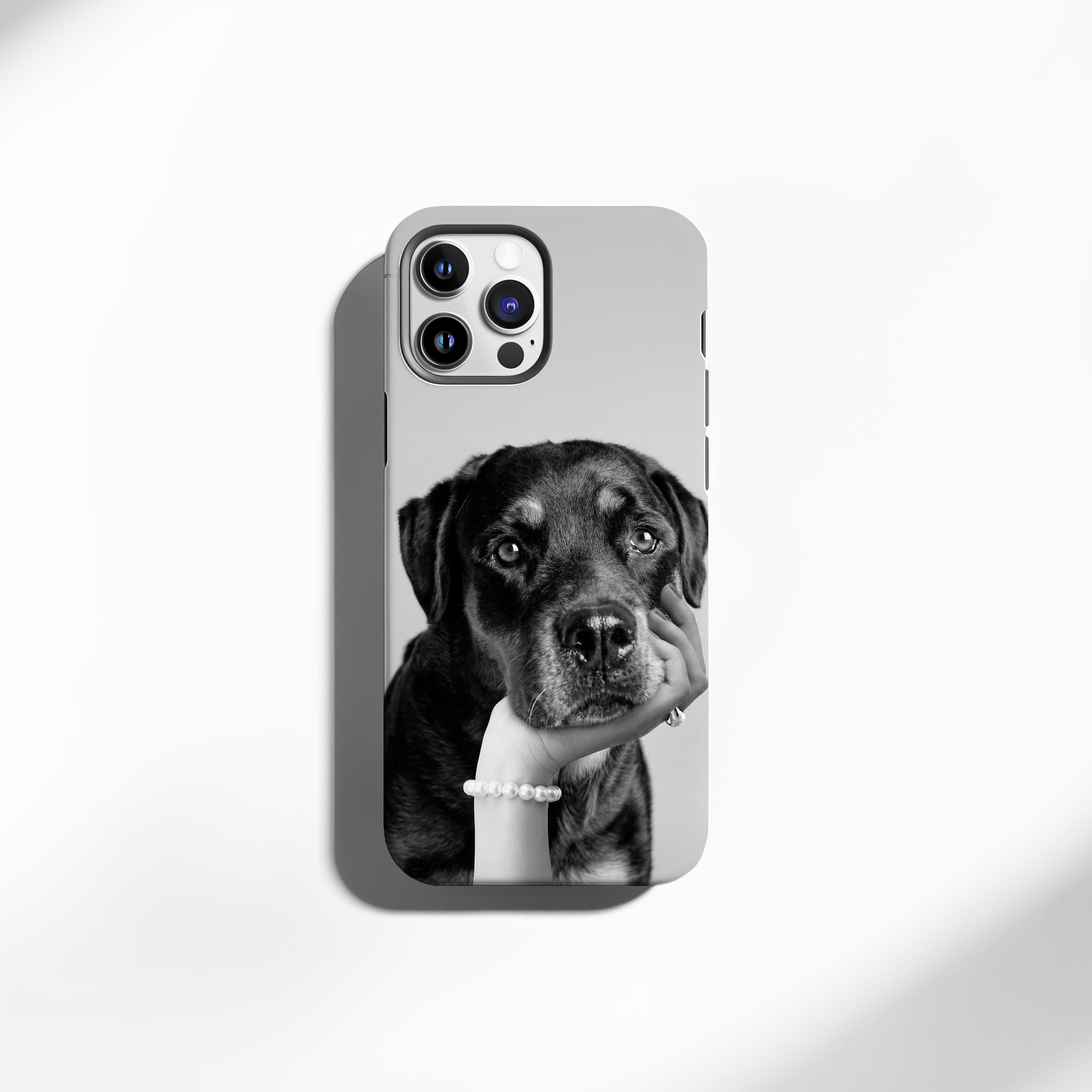 Black and White Paws Phone Case