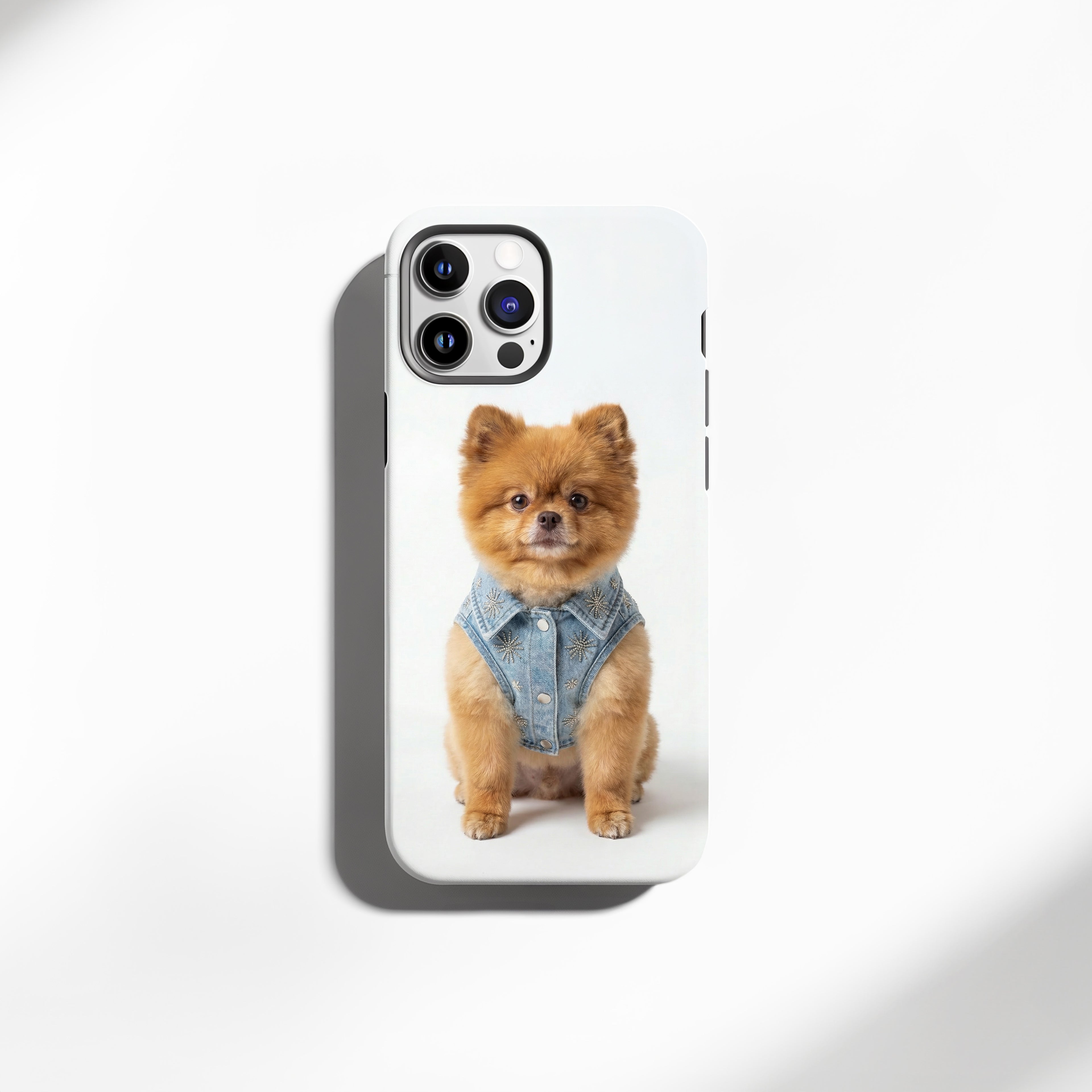 Denim Jacket Pet Phone Case