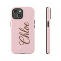 Pink Script Personalised Phone Case