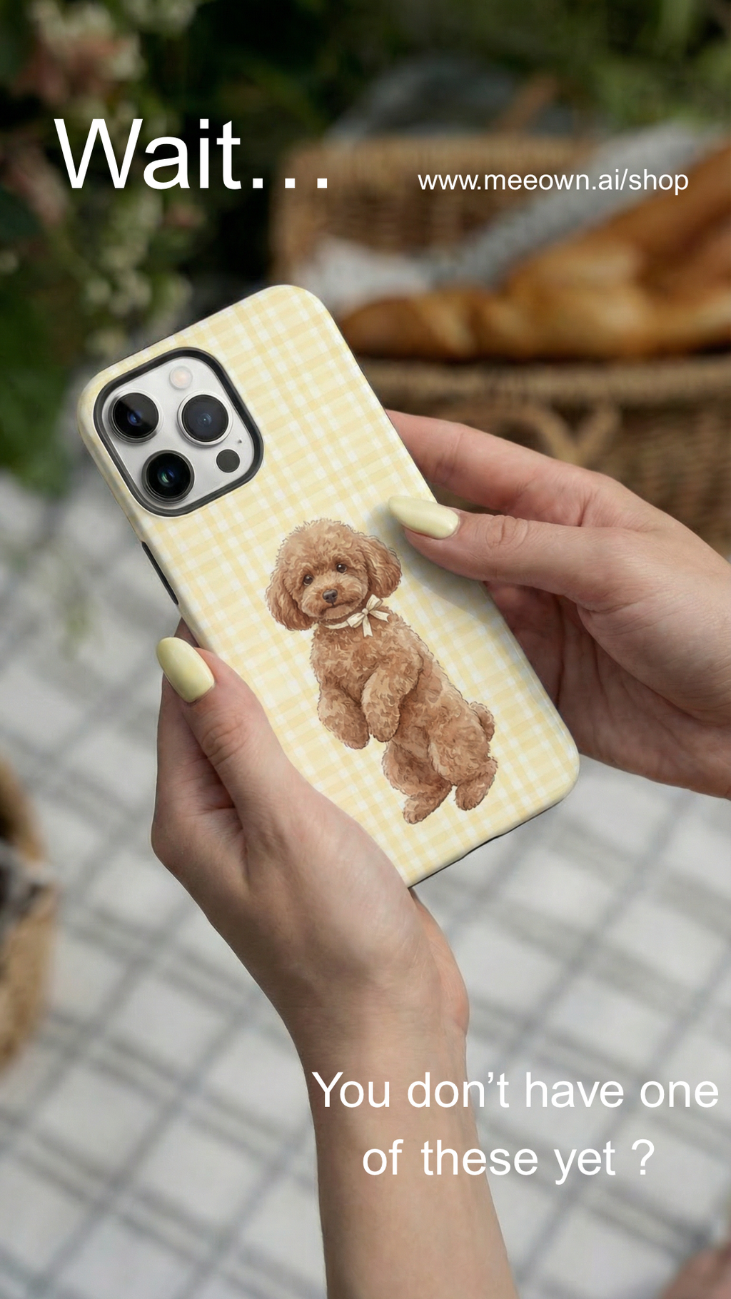 Yellow Gingham Case - Lifestyle
