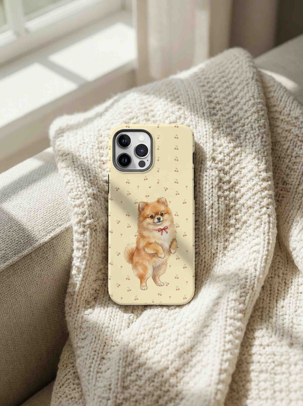 Yellow Cherry Pet Phone Case
