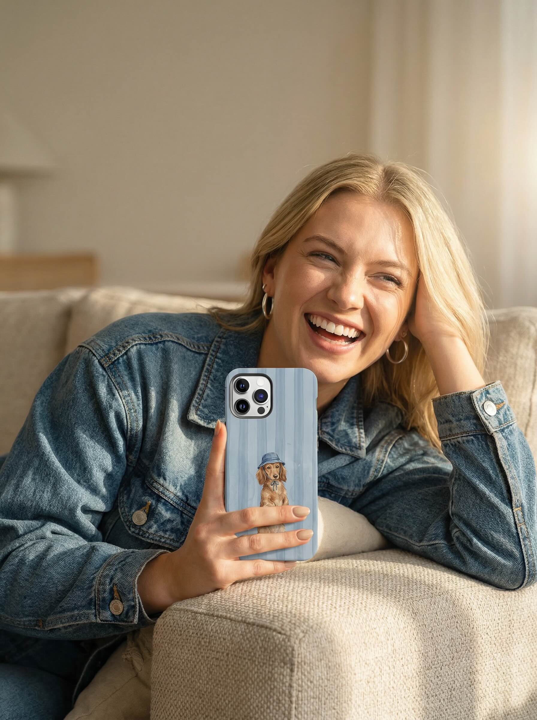 Coastal Stripe Pet Phone Case