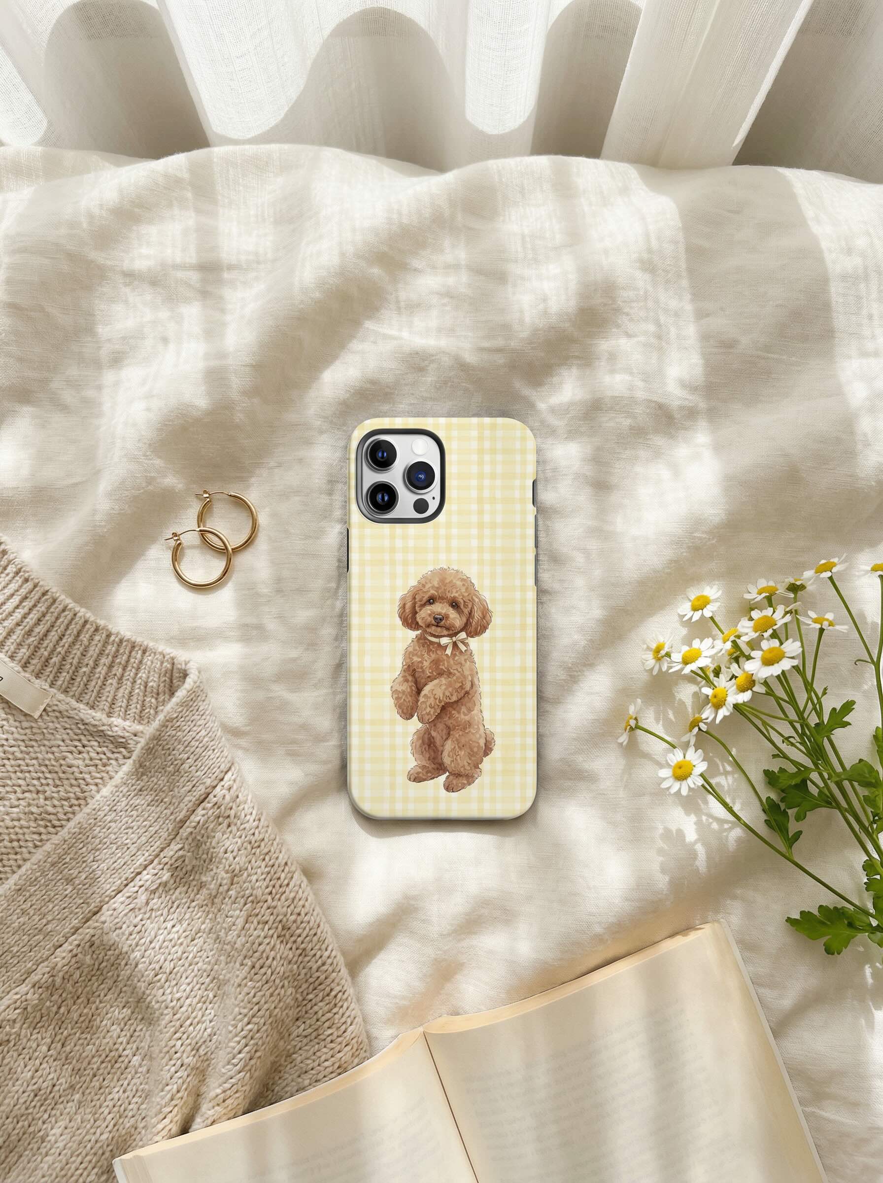 Yellow Gingham Farmhouse Phonecase