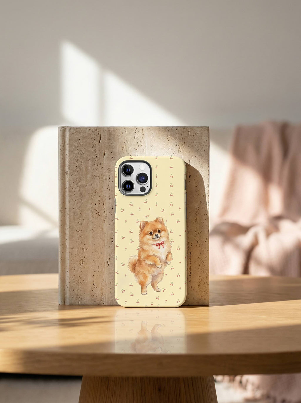 Yellow Cherry Pet Phone Case