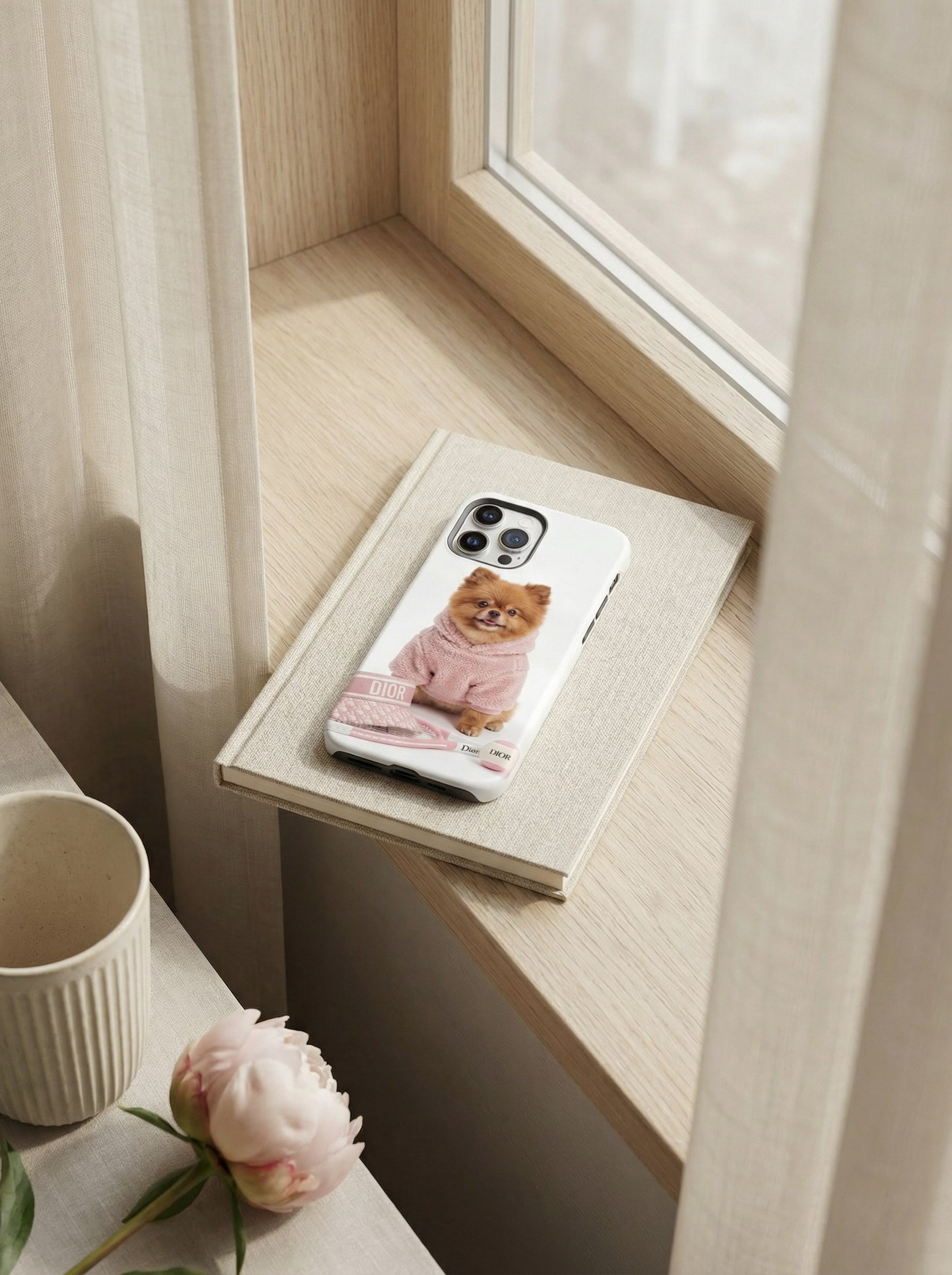 Blush Pup Phone Case