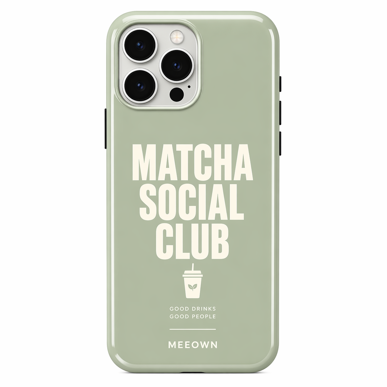 Matcha Social Club Phone Case