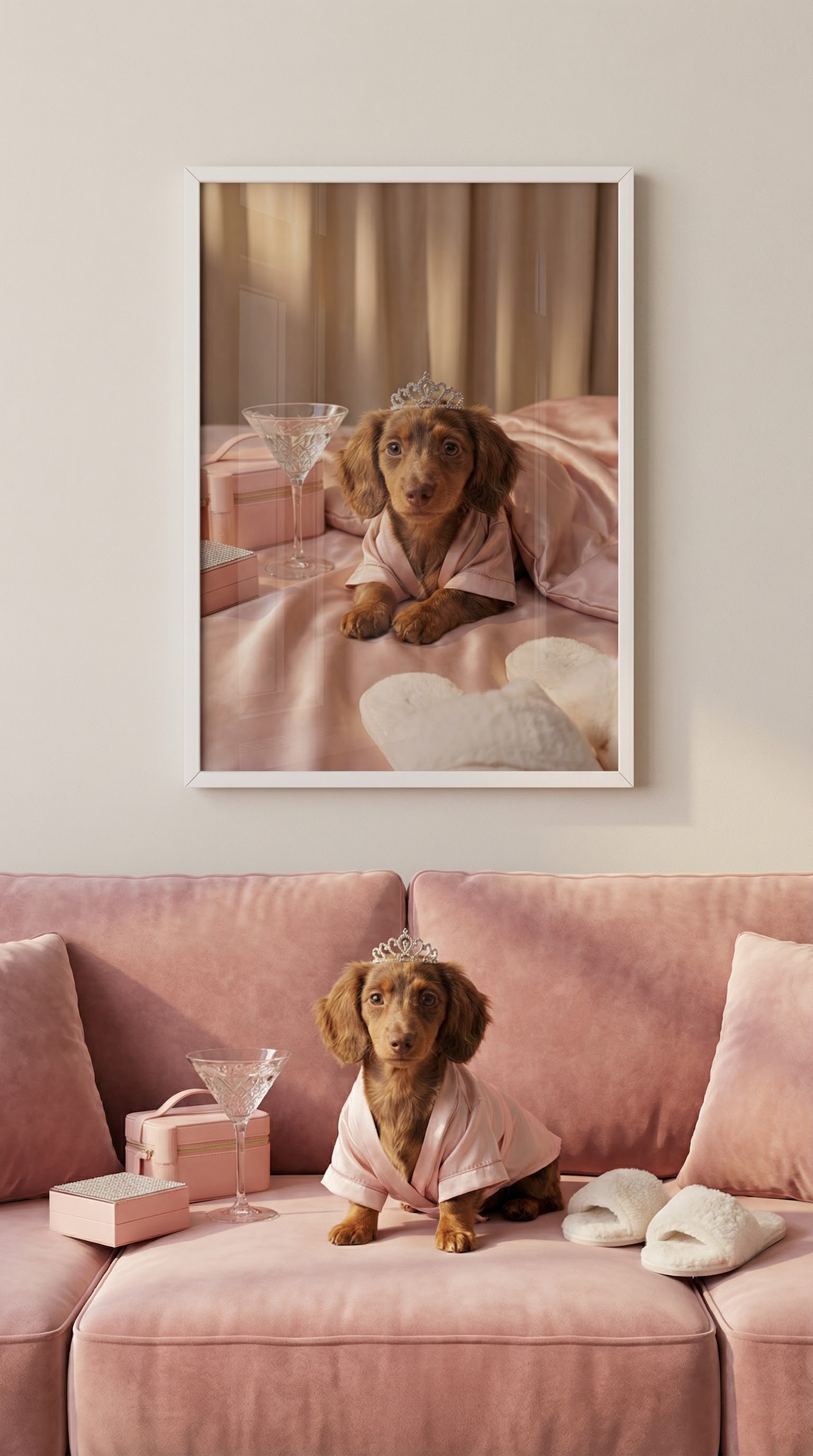 Royal Paws Framed Print