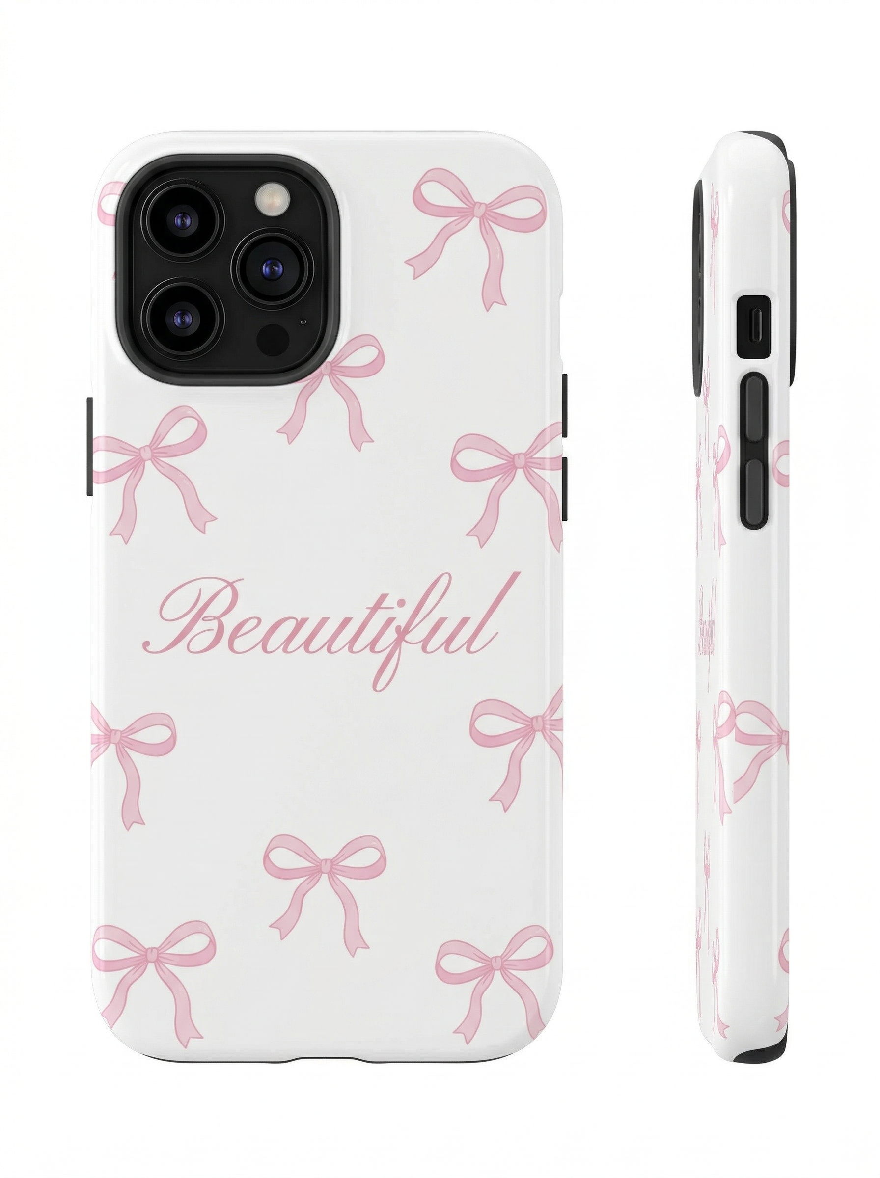 Beautiful Pink Bows Phone Case