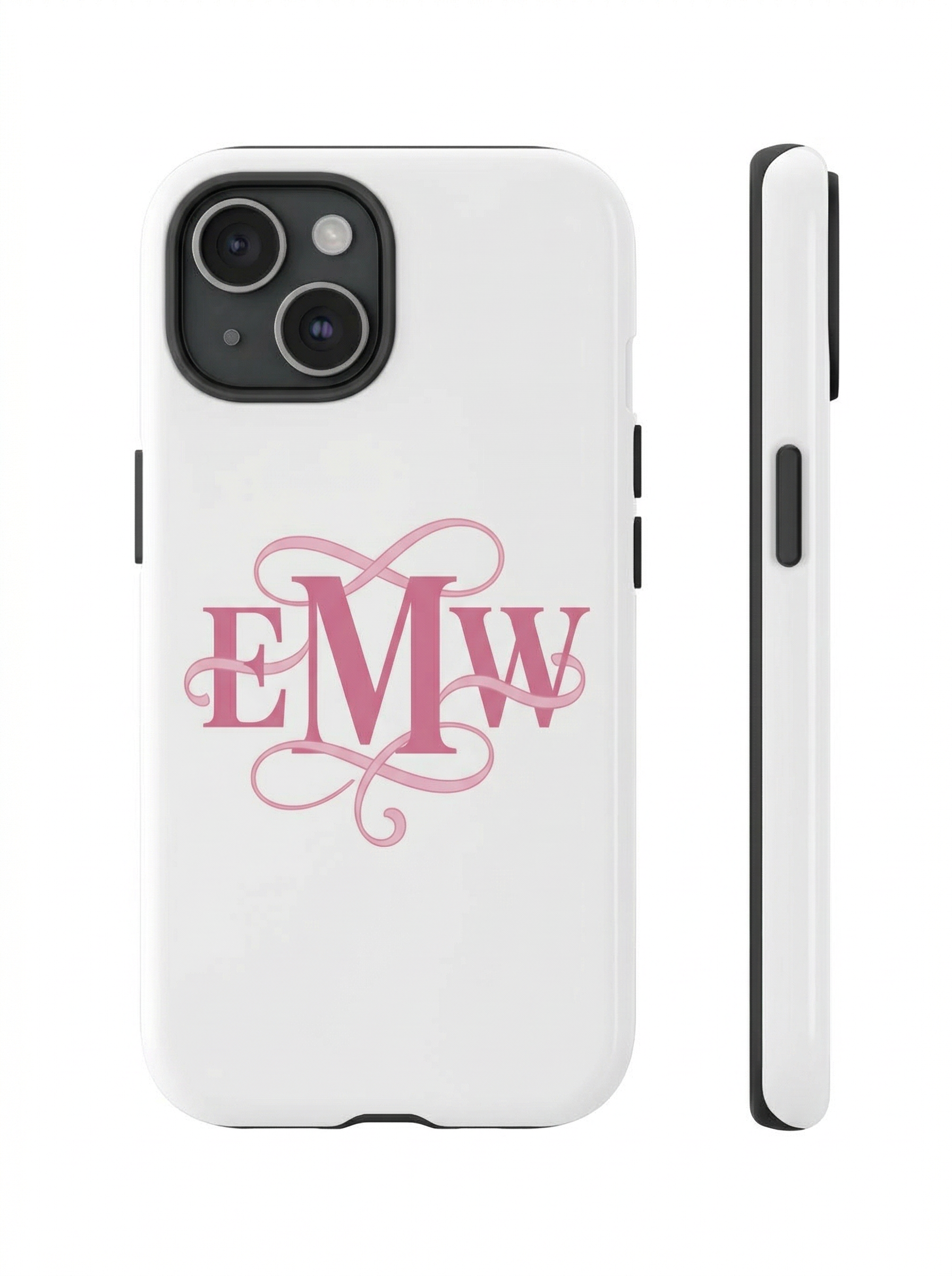 Ornate Monogram Personalised Phone Case