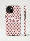 Red Hearts Personalised Phone Case