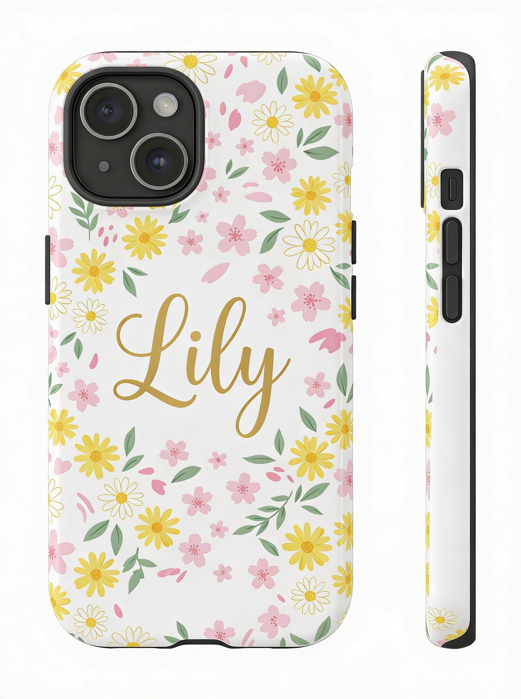 Watercolour Floral Personalised Phone Case